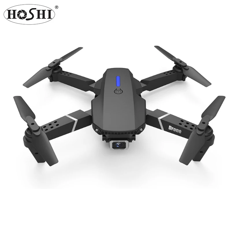 

2021 Hot LS-E525 E525 PRO drone 4K HD wide-angle dual camera WIFI FPV positioning height keep Foldable RC Helicopter Drone Toy, Black white