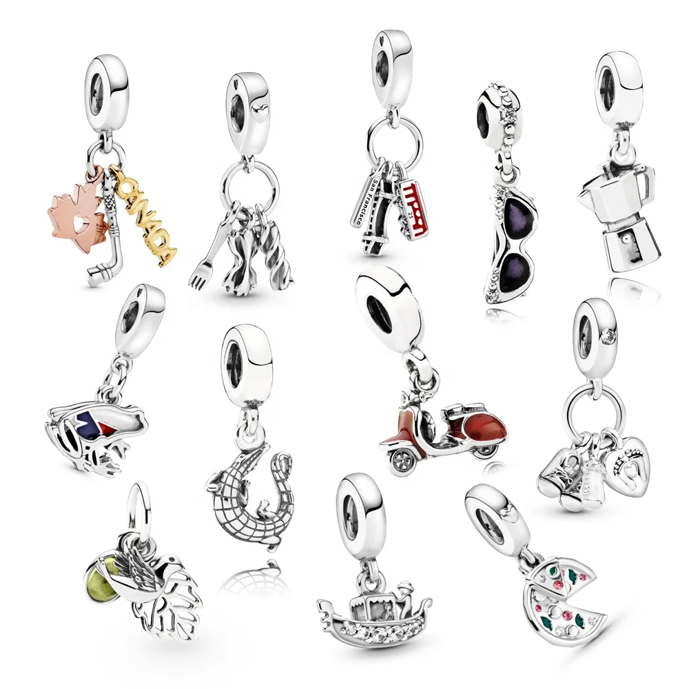 

2021 New Arrival Summer Series 925 Sterling Silver Charm suitable for DIY Pandora bracelet