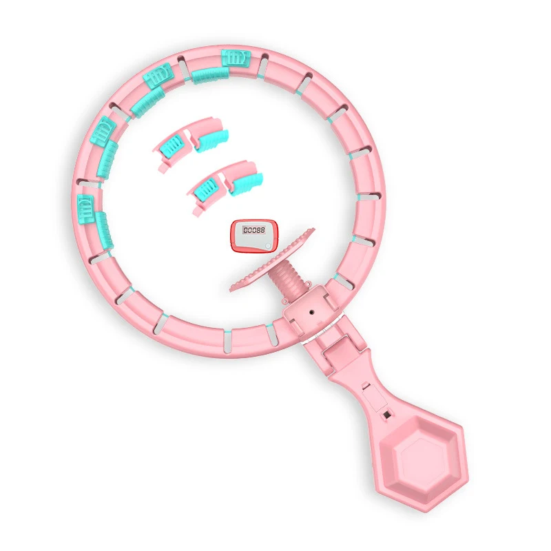 

Real ABS Plastic Detachable Slimming Body Hula Smart Lcd Counting Digital Hoola Hoop Weighted Hoola Ring Fitness Hoop, Customized color or picture