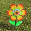 Six-leaf ball windmill with god of wealth