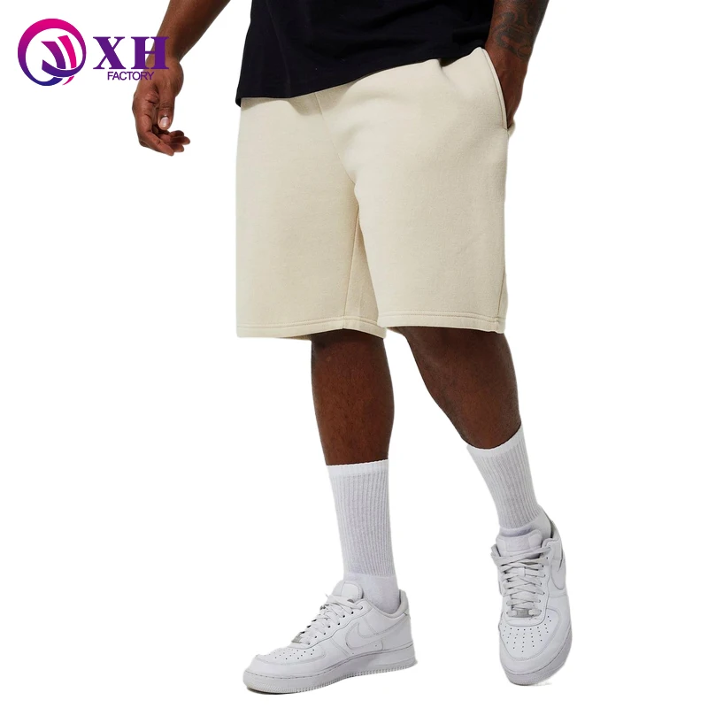 

custom logo High quality men's sport gym tall technical stretch plus size men's shorts with elastic waistband, Customized colors