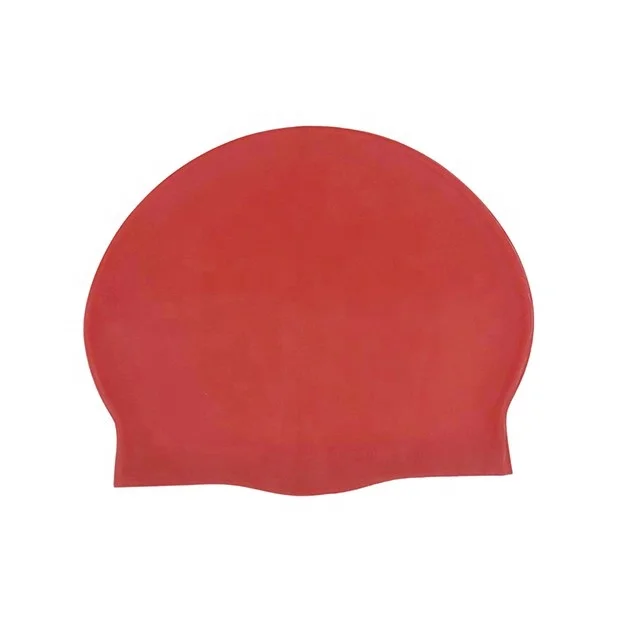 

High Elasticity Silicone Swimming Cap For Long Hair Packaging, Customized