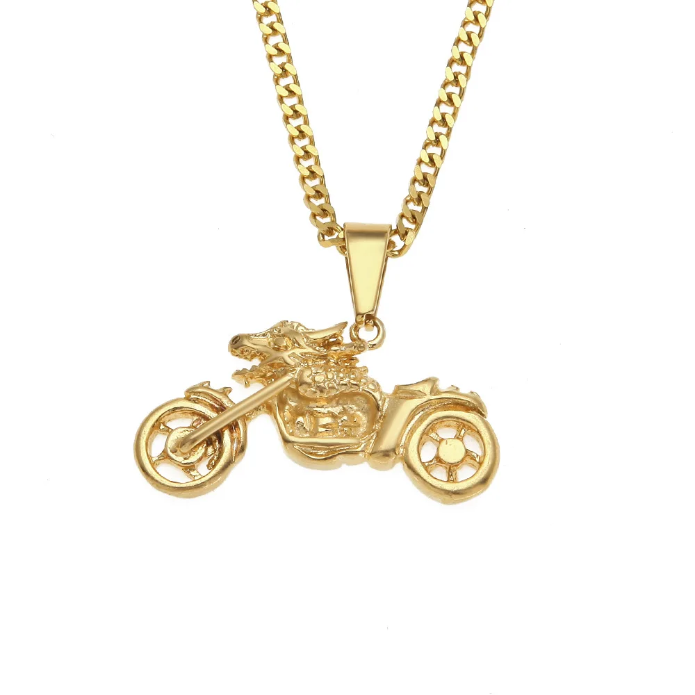 

5 different styles of men's motorcycle pendants stainless steel nightclub rock jewelry small gifts