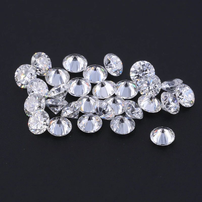 Customized loose diamond white DEF color 2.7mm--3.1mm round shape HPHT Synthetic Diamond