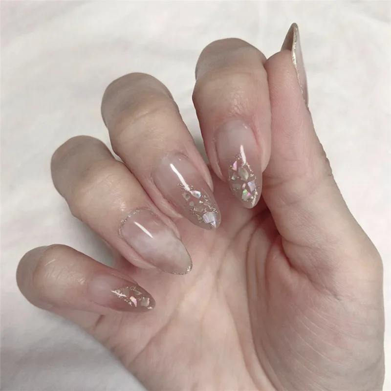 

YW477-516 Wholesale Full Cover Nail Wrap Stickers 3D Nail Stickers Decorate, As picture show