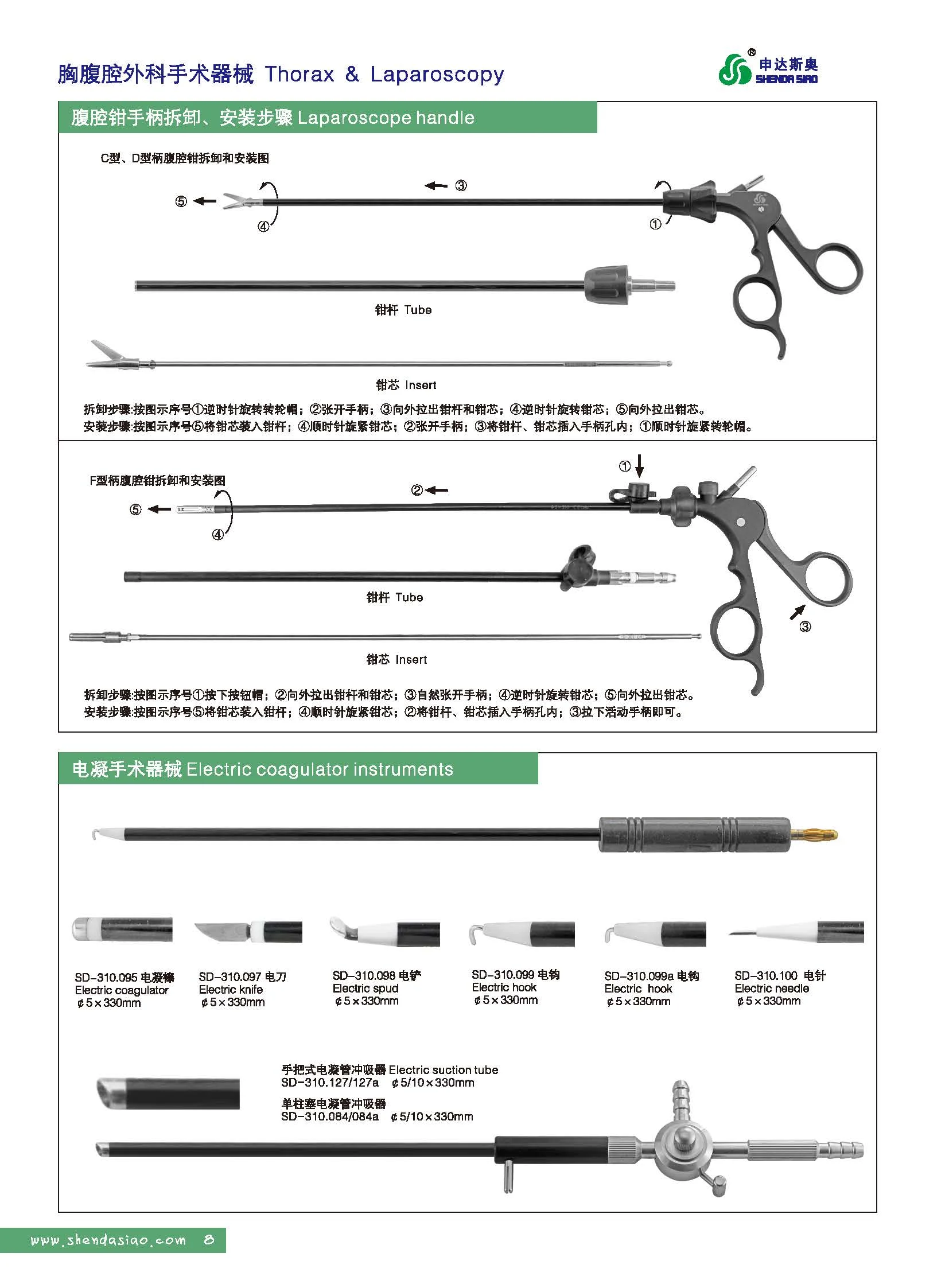 Laparoscopic Spatula Electrode Electrocoagulation Instruments Surgical