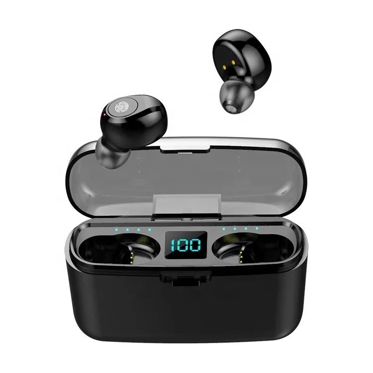 

Private Mold F9 Wireless Anondyzed Earbuds Power Bank TWS 5.0 Smart Earphones with 2000mah Powerbank