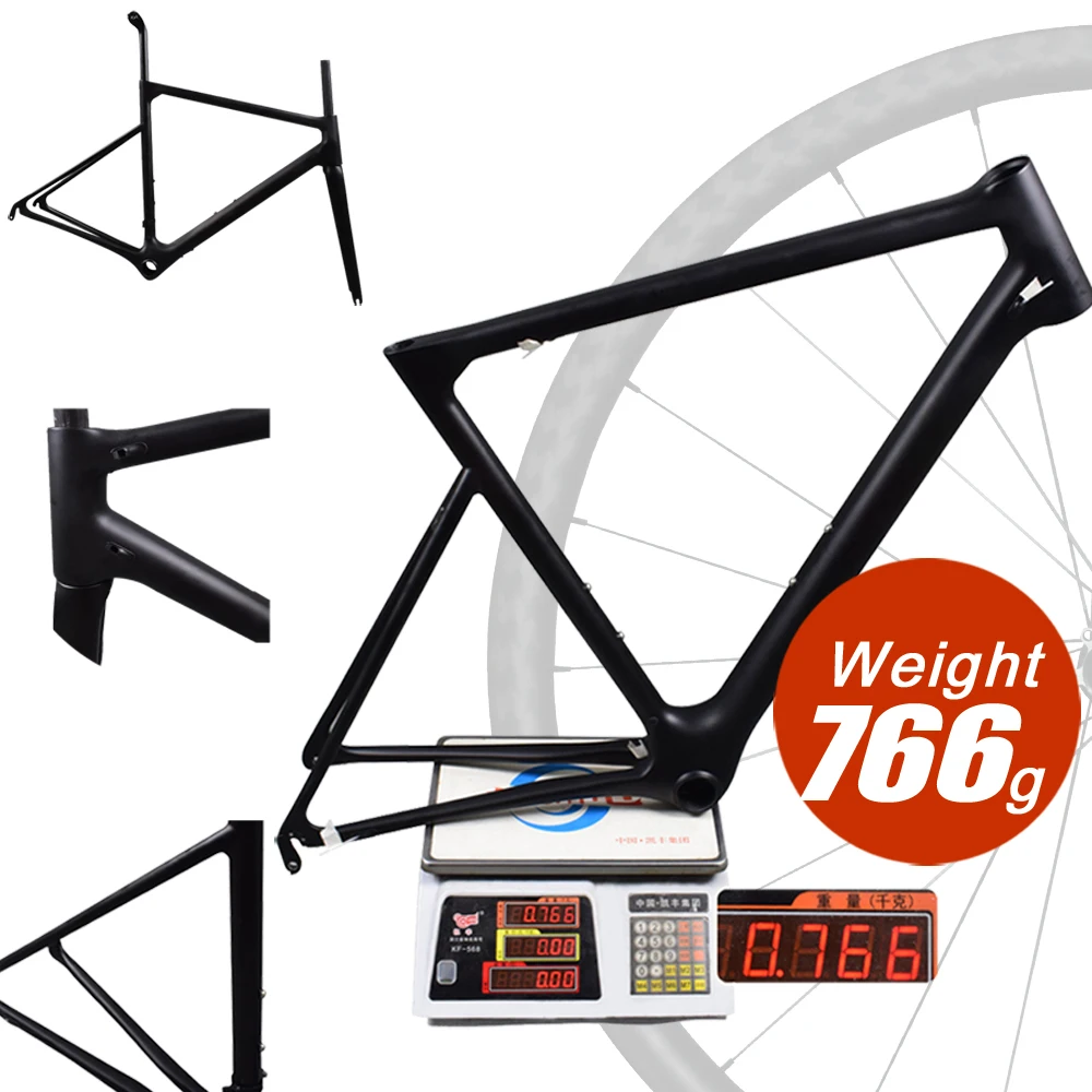 

Ultralight Integrated Molding Carbon Fiber Road Bike 700C Bicycle Frame Race First Choice Carbon Rims V brake Road Cycles Frames