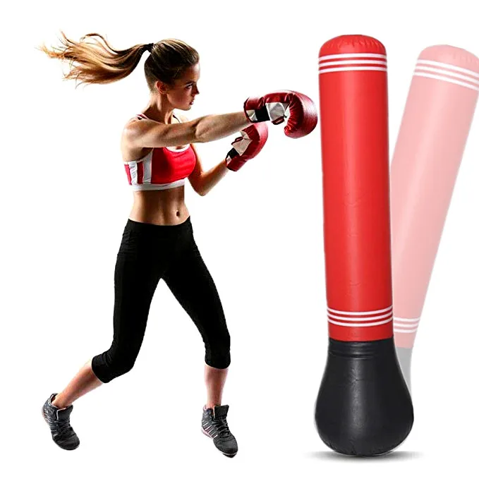 Durable 6 P PVC Custom inflatable boxing punching bag for Adults De-Stress Boxing