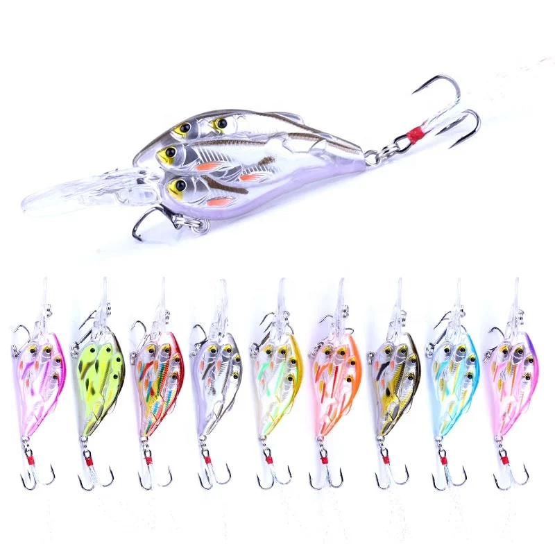 

Hengjia Fishing bait wake bait in fishing lures Artificial bait Group of fish luya pesca, 9 colors available/blank/oem