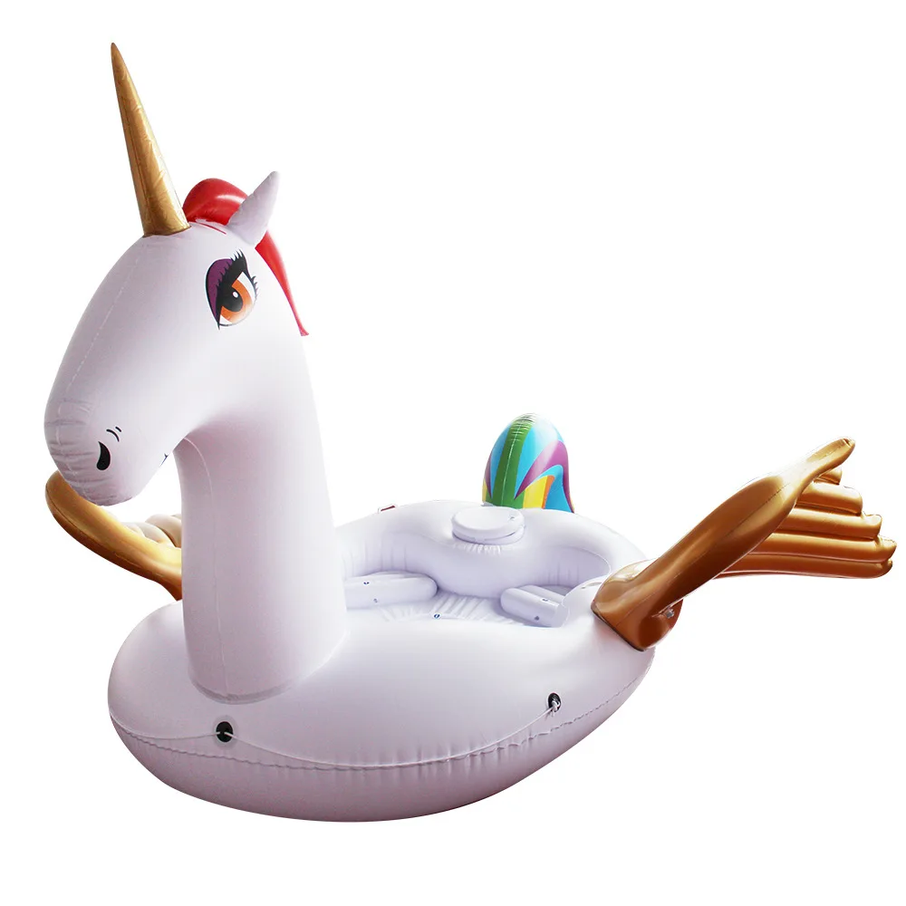 

Summer water play equipment Outdoor PVC unicorn Pool Float cheap 6 person inflatable boats for sale, Picture shows/ customized