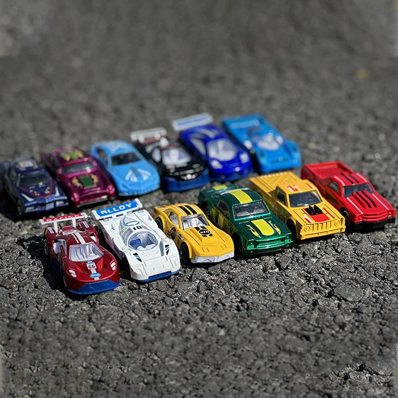 

1/64 Scale Metal Kinsmart Diecast Model Car Inertia Sliding Vehicles for Kids Alloy Racing Sports Diecast Toys Custom