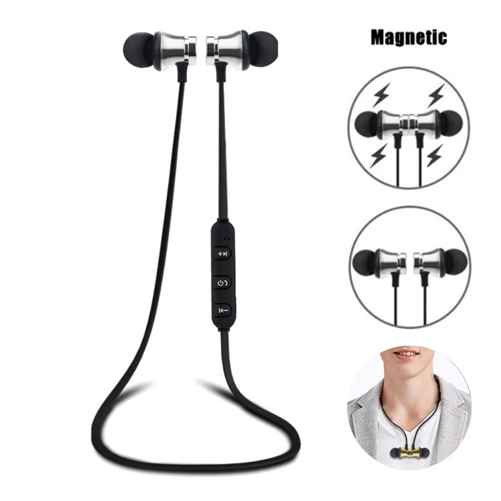 

hot selling XT11 V4.2 Hanging Neck Sport Magnetic fone de ouvido In-Ear Magnet BT Audifonos Neckband Wireless earphone