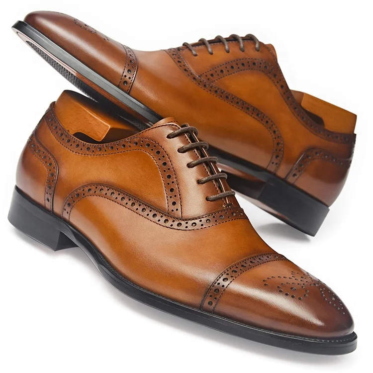 

luxury france imported soft leather party dress men's formal leather shoes