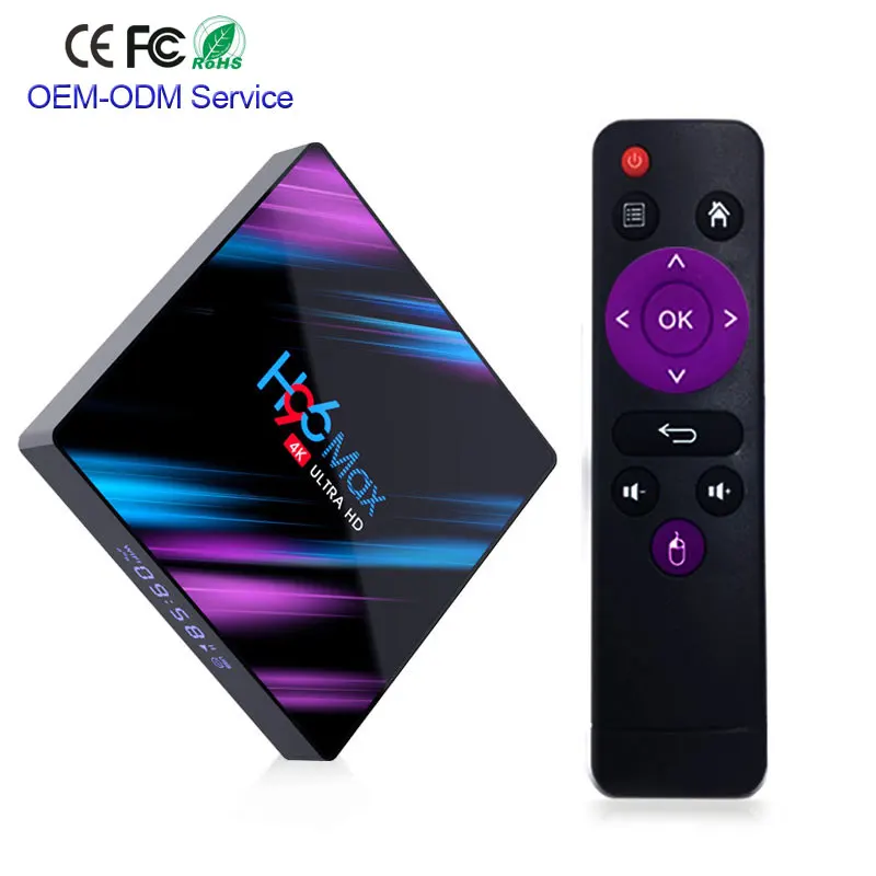 2019 newest Android TV Box H96 Max 2/16Gb Rockchip RK3318 Smart TV For Android 9.0 Box BT Built in Set Top Box IPTV