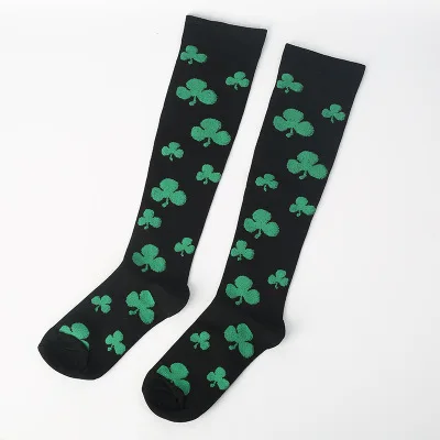 

CS15-It socks Compression Socks,clover lucky sporty socks