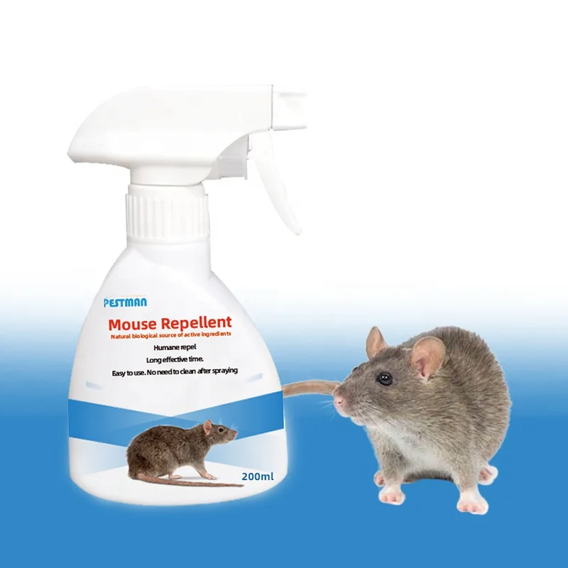 

Best Rat Repellent Spray Anti Mouse Natural Peppermint Repellant For Repel Mouse under Car Hood and Home, Milky white