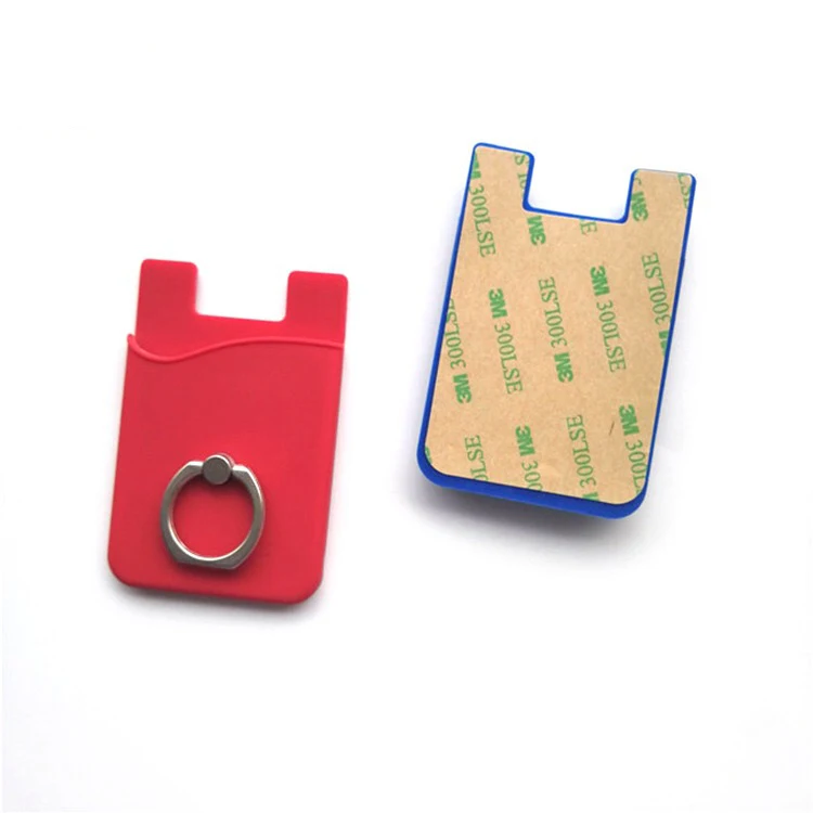 silicone phone card holder with o-ring