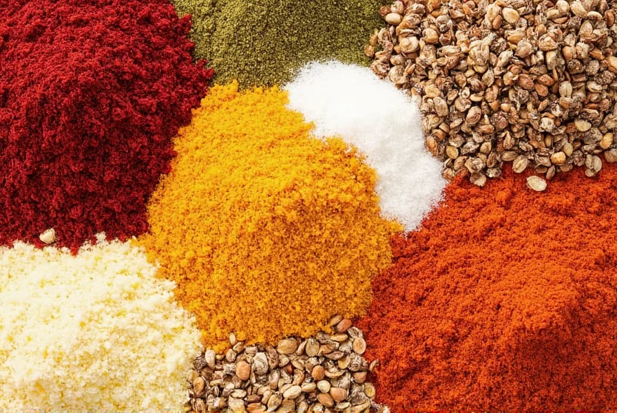 Jars of different types of paprika from Spain