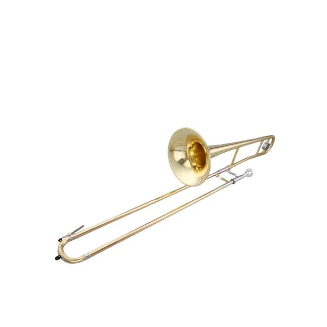 
Musical Brass Wind Instrument Gold Lacquer Alto Bb Trombone  (60348945103)
