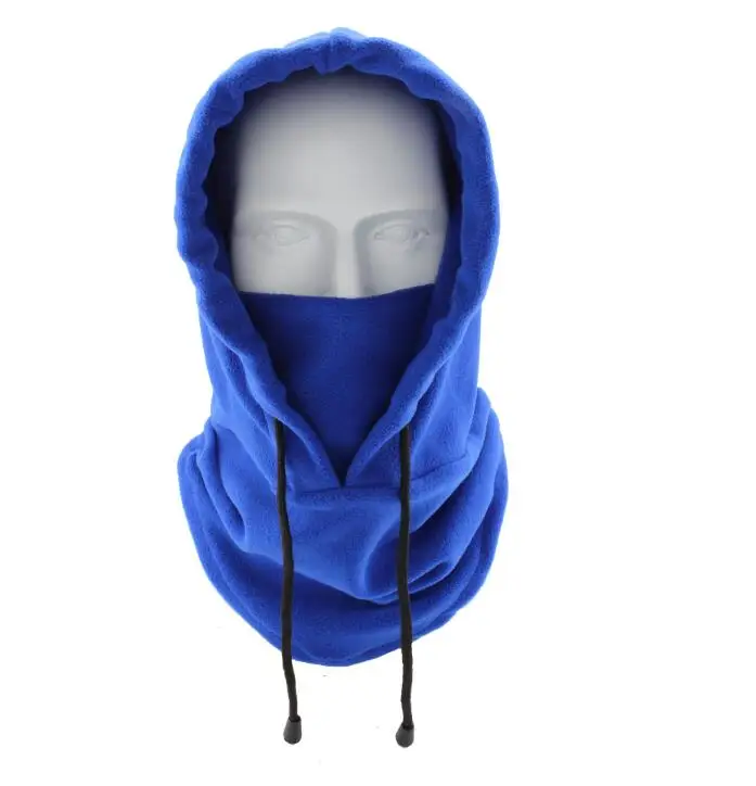 

Fleece Covered Hat Neck Warmer Sports Hooded Ski Face Mask For Winter, Colorful