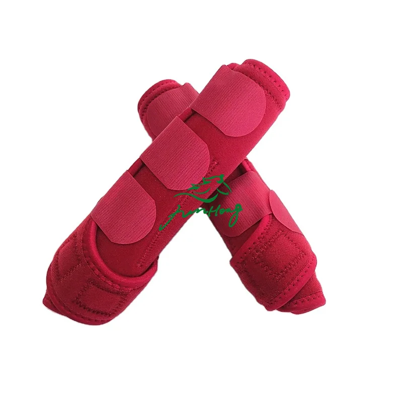 

Comfort Horse Boots Equestrian tendon boots for horse leg protection, Red and customized