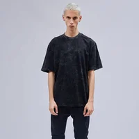 

cheap men streetwear vintage washed stock dropshipping oversized tshirt wholesale men