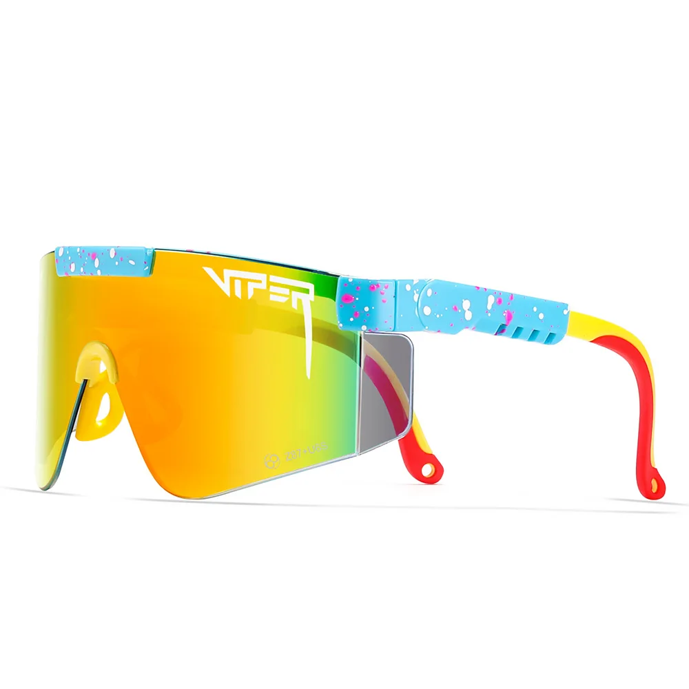 

Pit Vipers PV05 New Design Sunglasses Outdoor Sports Oversize Frame One-piece Mirror Sunglasses, Picture colors