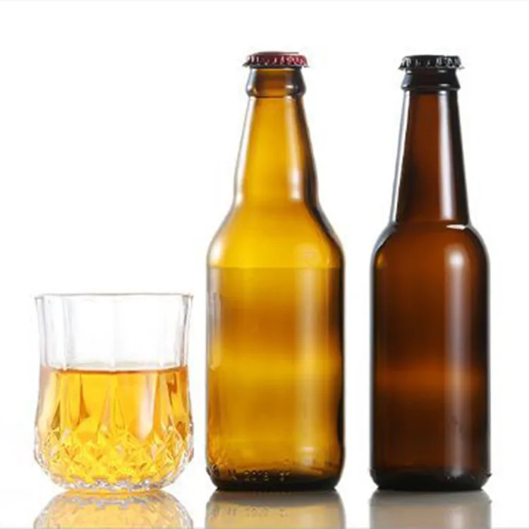 Wholesale 250ml 330ml 500ml 1000ml Empty Amber Beer Glass Bottle Buy