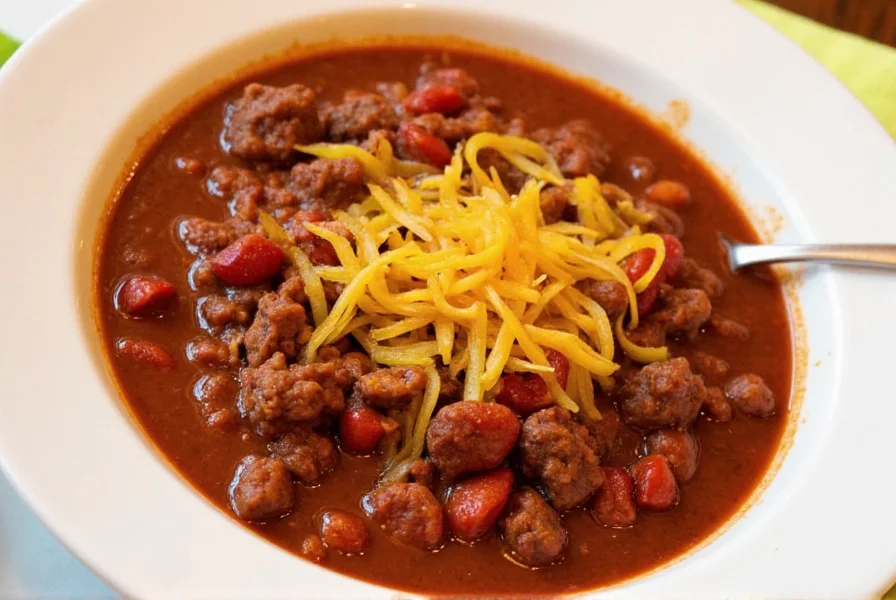 Chili pot on stove