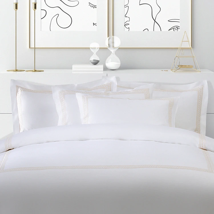 

Luxury Jacquard 7 Pieces Custom Bedding Set Bed Sheet Set 100% Cotton
