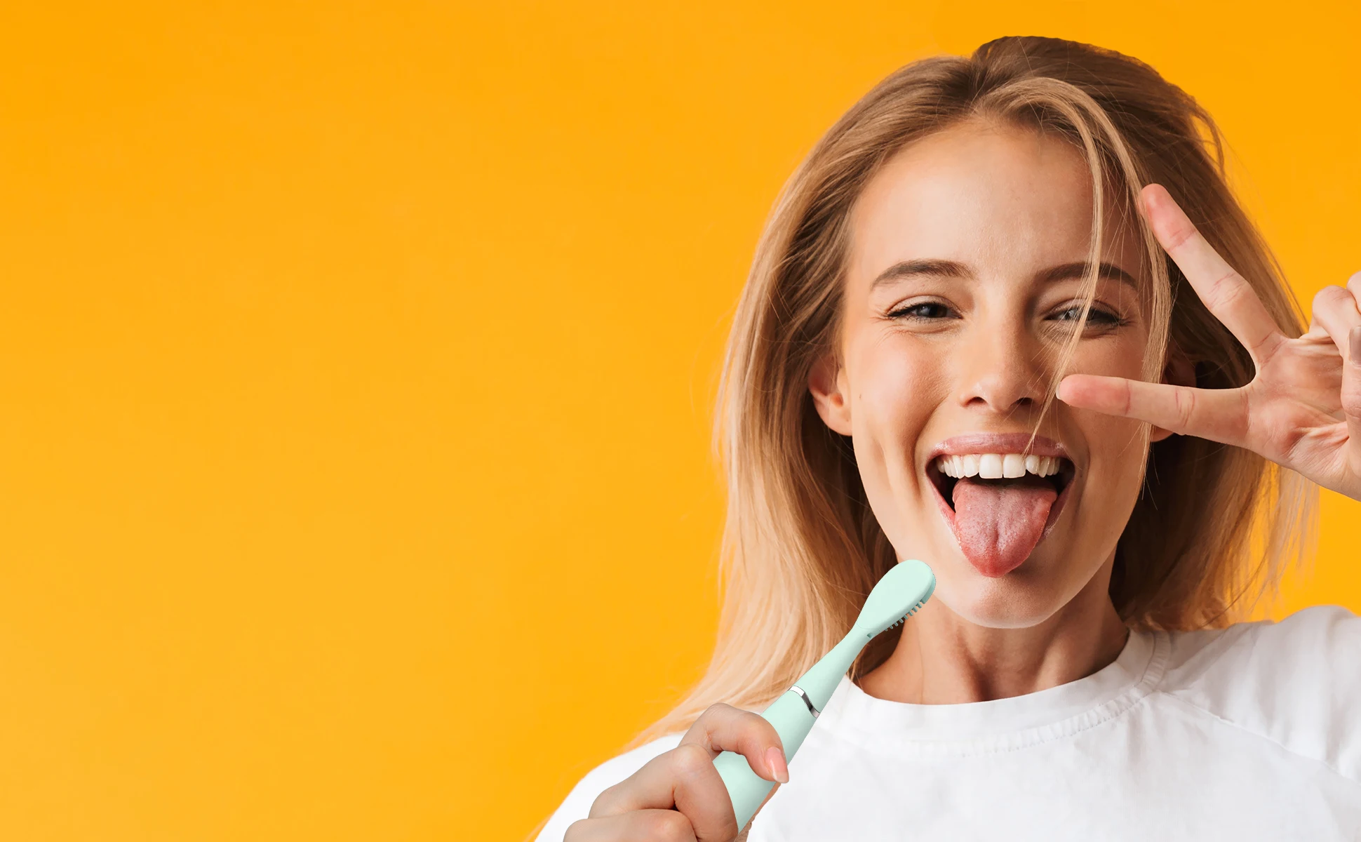 Electric Tongue Cleaner For Fresher Breath In Seconds Made By Soft