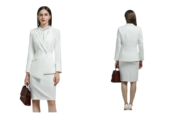 Setelan Jas Bisnis Wanita Rok Kemeja Blazer Ukuran Plus Jas Bisnis Profesional Musim Gugur Putih Tiga Potong Buy Wanita Blazer Jas Wanita Formal Setelan Rok Wanita Formal Jas Putih Product On Alibaba Com