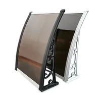 

Best price superior quality PC window door canopy/ DIY plastic door canopy awning/Polycarbonate awning window canopy