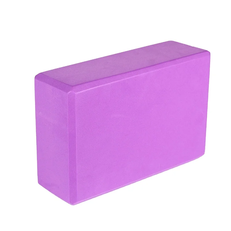 

Wholesale Home Gym Exercise Moisture Resistant High Density Pilates Meditation Non-Slip EVA Foam Block Yoga Block, Purple / pink / navy blue / light blue