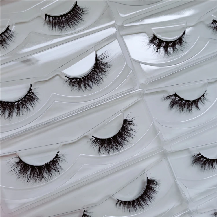 

Half Corner Mink Eyelashes Multi-layered Mink Fur Lashes Natural Short Mink Eyelashes 13mm - 15mm