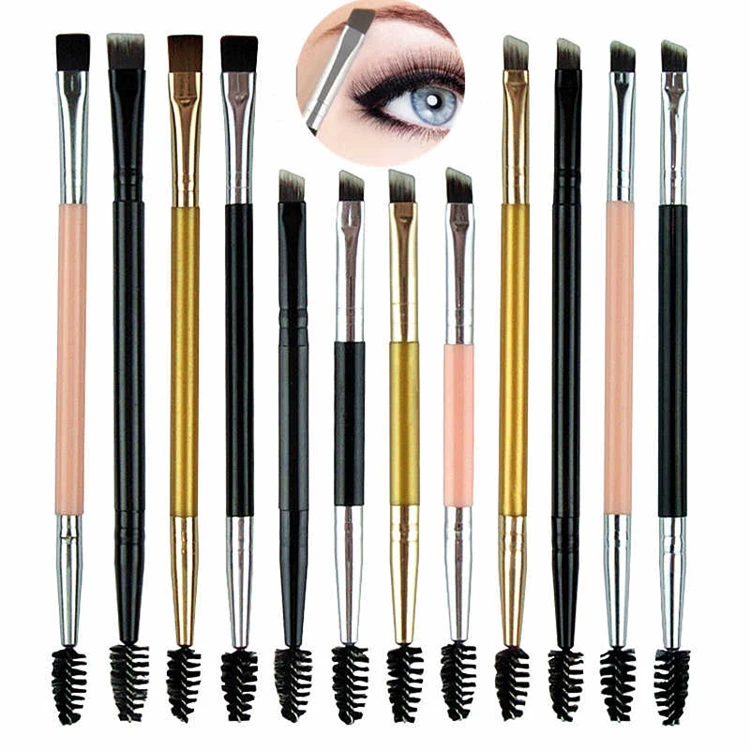 

2021 New Products Cosmetics Angled Brow Brush & Spoolie