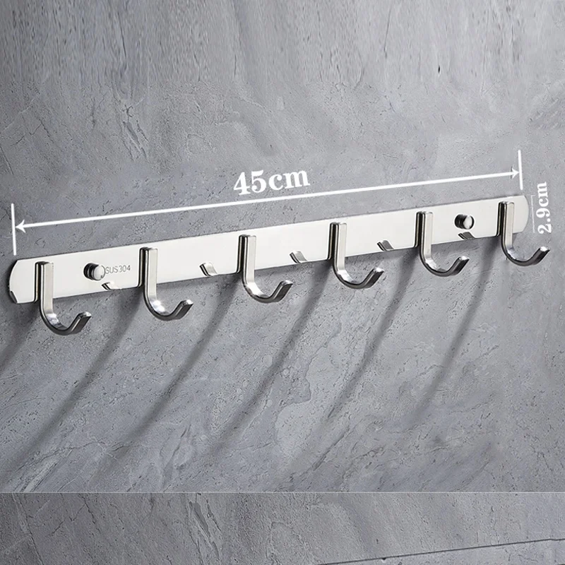 

Design Stainless Steel Design Wall Mounted Clothes Wall Hanger Towel Hanger Bathroom Hanger, Stainless steel/black/golden