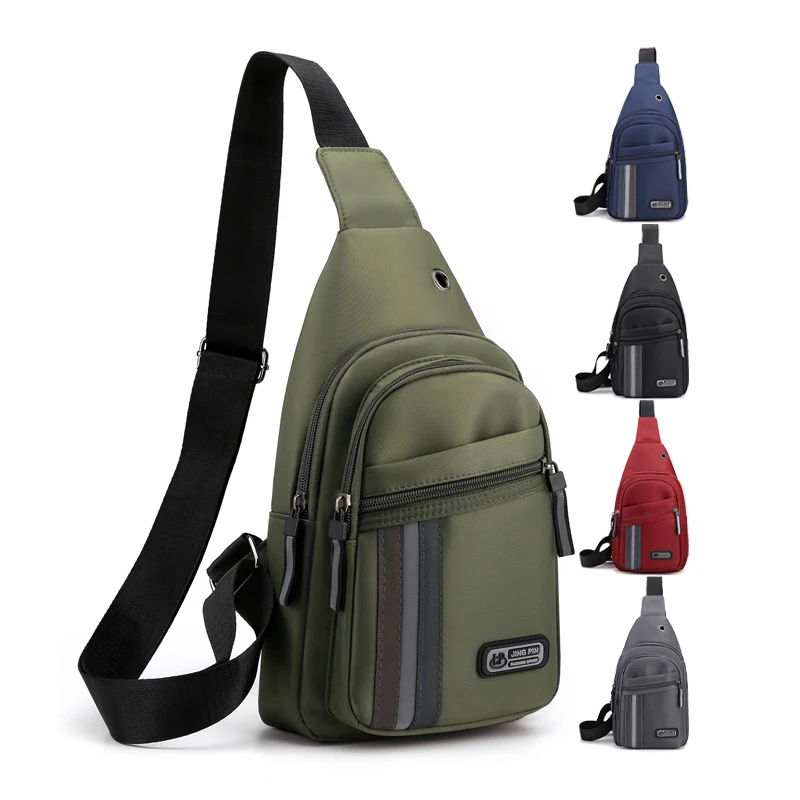 

New colorful fashion design reflective strap chest bag cross body mini small bag, Black, gray, blue, green, red