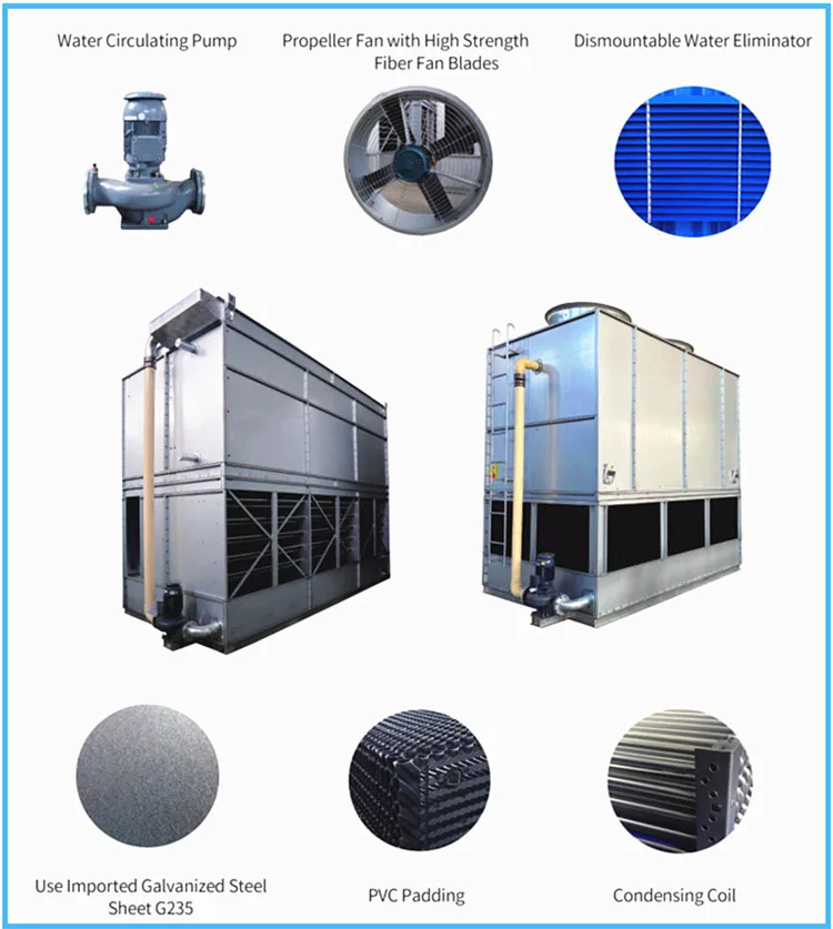 Cheap Water Cold Counter Current Evaporative Condenser