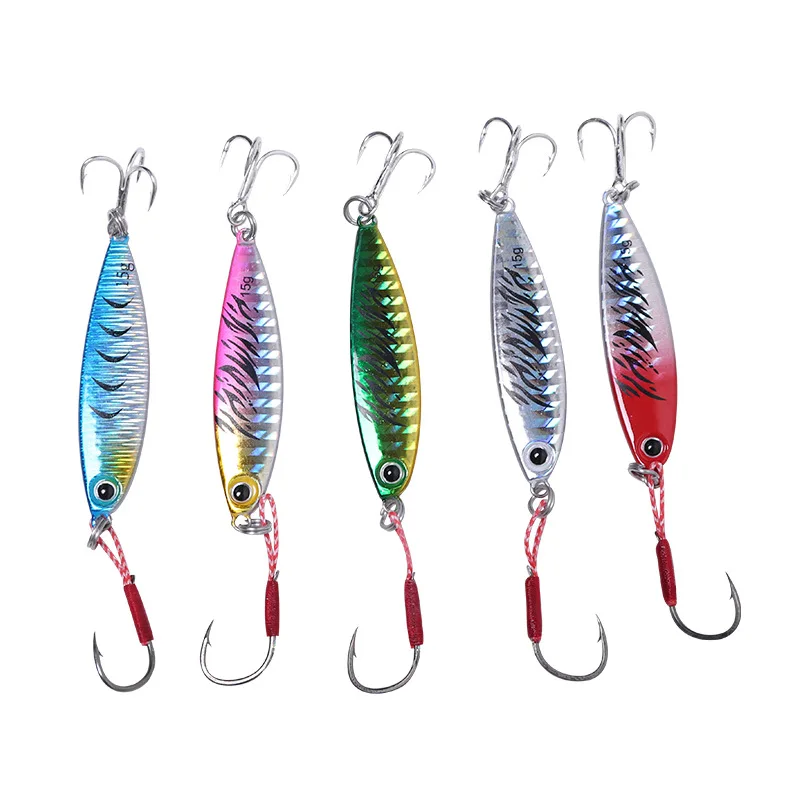 

Shore Fishing Casting Jigging Micro Metal Jig Lure 7g 10g 15g 20g, As shown, support oem odm