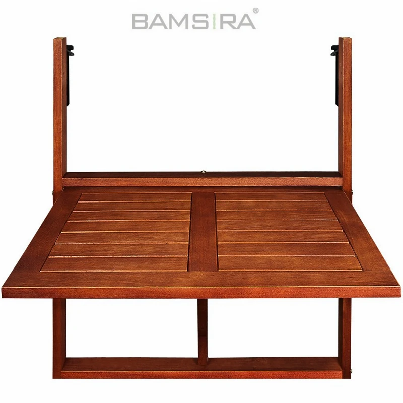 
Foldable Hanging Balcony Table Made from Durable Bamboo/Bamsira_BSCI 