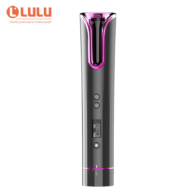 

Lovely Portable, Wand Air CurlerUsb Rechargeable Wireless Cordless Automatic Ceramic Iron Kiss Magic Rod Hair Curler, Customized color