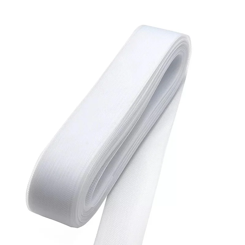 

Soft 5cm Horse hair Braid Flexible Wedding Fascinator Crinoline clear/white for dress hats making, Color card