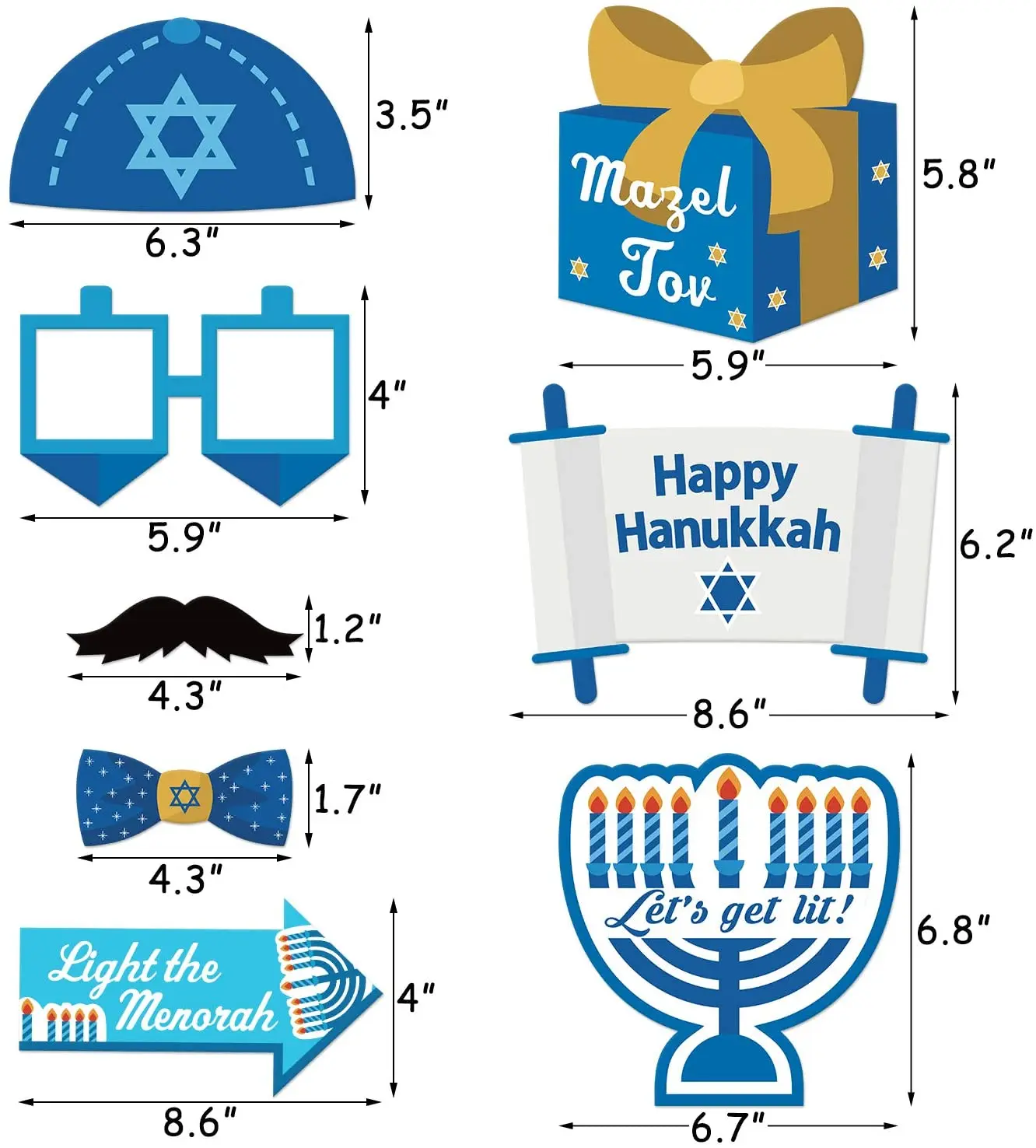 Happy Hanukkah Tableware Set Party Supplies - Buy Happy Hanukkah Party ...