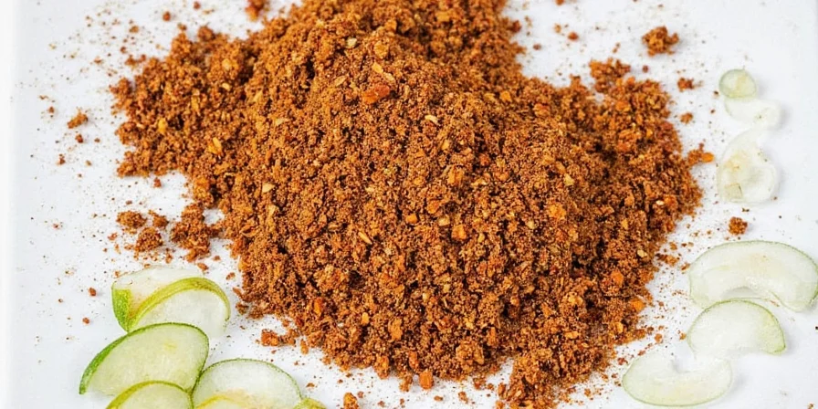 Bowl of vibrant chermoula sauce