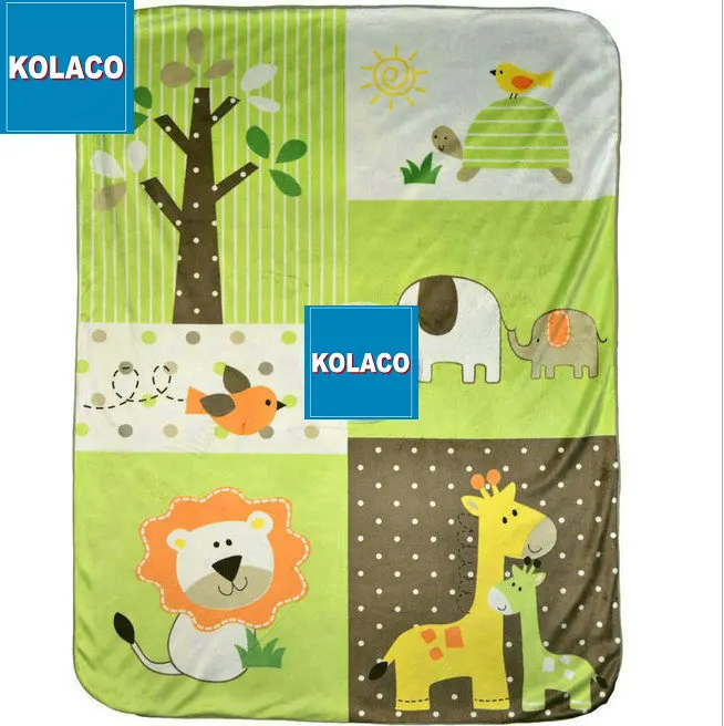 Stocking sale  baby blanket 2020 fancy animals baby blanket gift set winter super soft thick fleese baby blanket