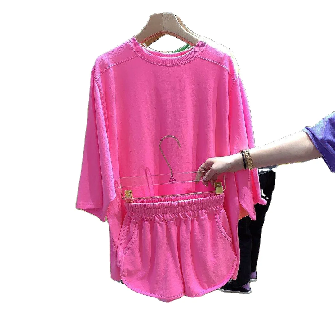 

Fashion Summer Tops Sportswear Women Sweatsuit Sets Sportswear Tracksuits For Women Set