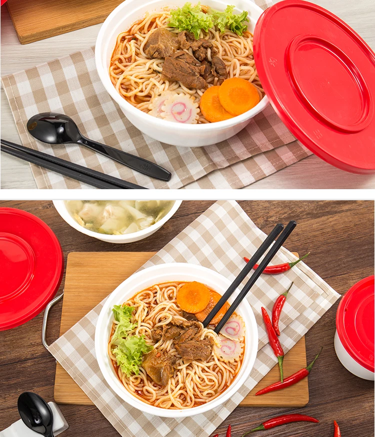 Disposable Noodle Bowls Best Selling High Quality Hard Plastic Food