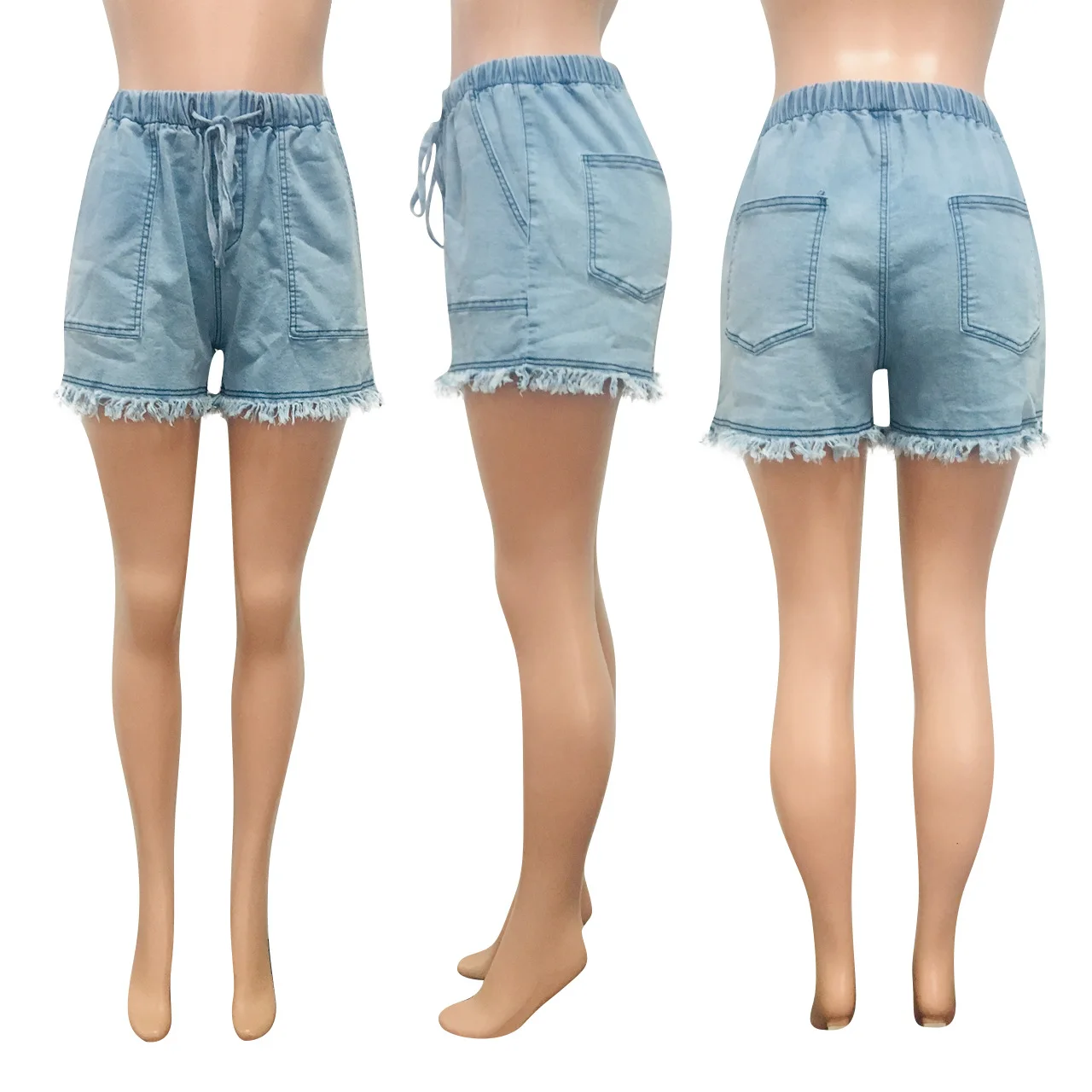 

S-XXL The new fashion trend shows slim loose comfortable jean shorts for women, 6 colors